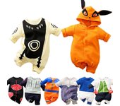 Ropa de bebé de Anime, disfraz de Kyuubi Kakashi Minato Sasuke Akatsuki, peleles para bebé recién nacido, disfraz de Halloween, mono para niños, trajes 12-18 M