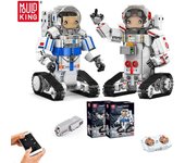 MOULD KING 13136 Robot de control remoto técnico RC Astronauta motorizado Robot Bloques de construcción Ladrillos Juguete Regalos de Navidad para niños rojo