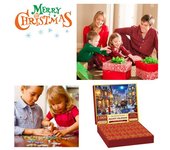 Calendario de Adviento de Navidad Rompecabezas de 1000 piezas Rompecabezas de cuenta regresiva de Navidad Adorno navideño de muñeco de nieve de Papá Noel de invierno H