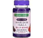 Nature's Bounty, Advanced, Hair, Skin & Nails, Mixed Fruit, 6,000 mcg, 80 Jelly Beans (3,000 mcg per jelly bean)