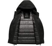 Chaqueta holgada con capucha para hombre, nueva chaqueta de plumón para trabajo de otoño e invierno. M