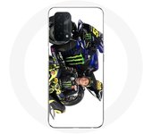 Coque pour Oppo A74 Valentino Rossi Pilote de vitesse fond blanc