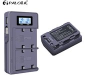 1x 2280mAh NP-FZ100 NPFZ100 NP FZ100 Batería + LCD Cargador doble rápido para Sony BC-QZ1 Alpha 9 9R A9R 9S ILCE-9 A7R A7 III ILCE-7M3 negro