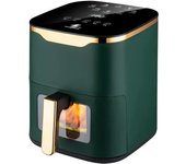 Freidora eléctrica inteligente para el hogar, horno para papas fritas multifuncional sin aceite, freidora de aire para electrodomésticos EU