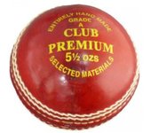 Pelota de críquet Carta Sport grado A One Size rojo/blanco