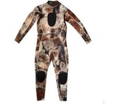 Traje de neopreno de 3mm para hombre cálido con cremallera trasera para buceo, natación, cometa, surf, pesca con lanza L