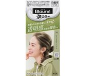KAO Blaune Bubble Color 1M Ceniza Mate 108ml (Cuasi droga) Espuma para Cabellos Canosos Colorante para Cabellos Canosos Para utilizar en todo el proceso de teñido (Nosotros de una sola vez