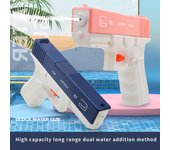Juguete de agua de largo alcance para niños, piscina de verano, patio trasero, juguete de chorro de alta presión One Size azul