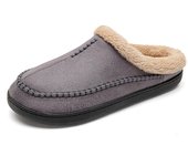 Zapatillas de algodón para hombre de invierno para interior de casa con cachemira cálida que se pueden usar fuera de los zapatos de algodón sucios 40