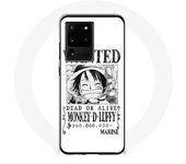 Coque pour Samsung Galaxy S20 Ultra One Piece Manga affiche de recherche Blanche