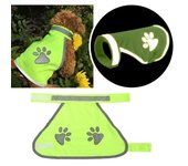 Outdoor High Visibility Dog paw Pet Hi Vis Coat Pet Reflective Vest Pet Safety Vest Dog Jacket S