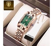 POEDAGAR, parte superior nueva, reloj de lujo para mujer con caja, relojes de cuarzo impermeables a la moda para mujer