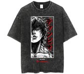Camisetas de Anime Grappler Baki Hanma, unisex, estilo Harajuku, ropa de calle, lavadas, 100 % algodón, ropa informal de verano. S
