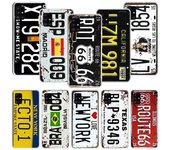 Funda con matrícula retro número 66 para Samsung Galaxy A52, A53, A12, A13, A22, A23, A32, A33, A72, A73, A42, A02S, A03S 5G y A50S Samsung A03S