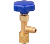 Adaptador de control de refrigerante para válvula de refrigeración de aire acondicionado, rosca macho para R22 R134a
