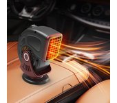 Hipacool - Calentador de aire caliente portátil para coche, 12 V/24 V, ventilador para ventanas de invierno, calentador de manos, enfriador y calentador de modo dual