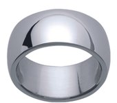 Alianza de acero 'Unique' plata - 10 mm 52