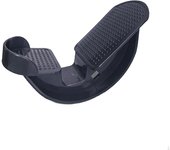 Tabla de estiramiento de pantorrillas y tobillos con balancín para pies, para estirar músculos tensos de las piernas, para uso doméstico, antideslizante para entrenamiento negro