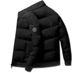 Abrigo de invierno para hombre Chaqueta de algodón Cuello alto Ropa de invierno Hombres guapos y cálidos M