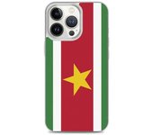 Coque iPhone - Drapeau Suriname - iPhone 13 Pro - Souple - Multicolore - Plástico transparente