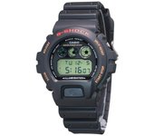 Casio Reloj de cuarzo con correa de resina digital G-Shock DW-6900UB-9 200M para hombre negro
