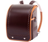 Bolsa escolar grande 2021 fabricada en 6 años, reparación A4 plana, compatible con tableta marrón x camello [Fwary], capacidad, ligera, para niñas, modelo, Japón,