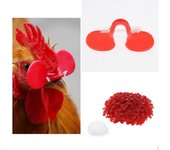 1000 pares -2,25 kg aves de corral gallina gafas anteojeras con pasadores, no duraderas y de uso