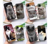 Funda con diseño de gato británico de pelo corto para Samsung Galaxy A54, A34, A13, A23, A33, A53, A73, A12, A22, A32, A52, A51, A71 y A14 Samsung A52
