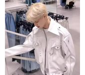 Chaqueta de motociclista de cuero blanco de alta gama para hombre: tendencia retro americana de primavera/otoño Medium negro
