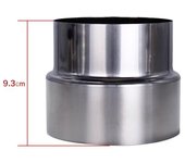 Reductor para conexiones de revestimiento de chimenea de acero inoxidable Ø60mm/Ø50mm