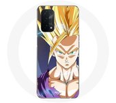 Coque pour Oppo A54 5G Manga Dragon Ball Sangoku Jaune