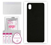 apgo Protective Skin Sticker for the back compatible with Samsung Galaxy A3 Core, Wrap Film, Foil, Vinyl - Pattern Matrix