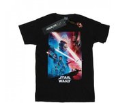 Star Wars Boys The Rise Of Skywalker Theatrical Poster T-Shirt 9-11 Years negro