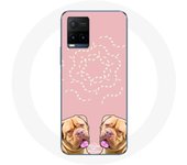 Coque pour Vivo Y21s 2021 / Y21 2021 Dogue de Bordeaux symétrique photo