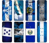 Funda negra de tpu para Samsung Galaxy A50 50S A30S A11 A21S A31 A41 A51 A71 M21 M30S S10 LITE bandera nacional de Honduras encantadora Samsung A01