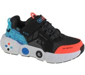 Skechers Gametronix, Zapatillas negras para niño 35