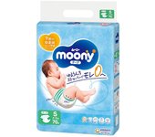 Pañales Moony S 4-8kg 70uds S 4-8kg