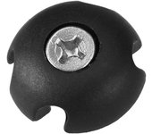 Guía de línea de cubierta, accesorios de montaje redondos ranurados para Kayak, canoa, barco, 10 Uds. negro