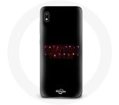 Coque pour Samsung Galaxy A10 Stranger Things Affiche Logo Joyeux noël