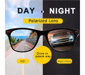 Gafas de sol no polarizadas para hombre, de uso dual, para día y noche, para seguridad, conducción, visión nocturna, ligeras, deportivas, para hombres y mujeres