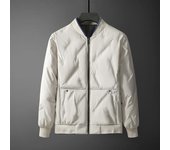 Chaqueta de algodón con cuello alto para hombre en invierno con chaqueta de algodón holgada informal gruesa y de felpa y chaqueta de algodón agrandada M azul