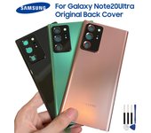 Carcasa de repuesto de cristal trasero original de Samsung para Samsung Galaxy Note 20 Ultra + herramientas negro