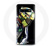 Coque pour Samsung Galaxy s10 plus Valentino Rossi pilote de vitesse moto