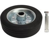 Ruedas giratorias estables para remolque de 6 pulgadas con capacidad de carga de 1200 libras para cortadoras de césped con gato para remolque