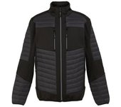Regatta Chaqueta híbrida térmica E-Volve para hombre L negro/gris ceniza