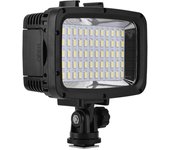 Lámpara de relleno de luz de video LED para buceo subacuático, resistente al agua, de 40 m y 130 pies, para cámara y teléfono inteligente