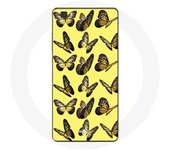 Coque pour Huawei P8 Lite Papillons Fond Jaune