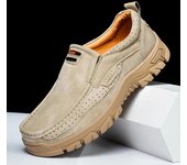 Zapatos casuales de suela blanda de talla grande para primavera y verano para hombre, zapatos de hombre cómodos y transpirables de cuero PU 50
