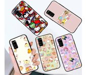 Funda negra para Samsung Note 20 Lite S24 Ultra S23 A03 A05 A06 A11 A71 A15 A16 A13 A24 A25 A33 A52 A53 A50 M55 M35 Plus L-14 Sanrio Mix Samsung M31 llameante