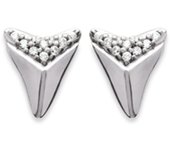 Les Trésors De Lily [P9401] - Boucles argent 'Boho' argenté (rhodié) - 10x7 mm plata
